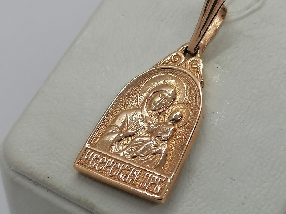 1809 ПОДВЕСКА ИКОНА без камня (Au 585)