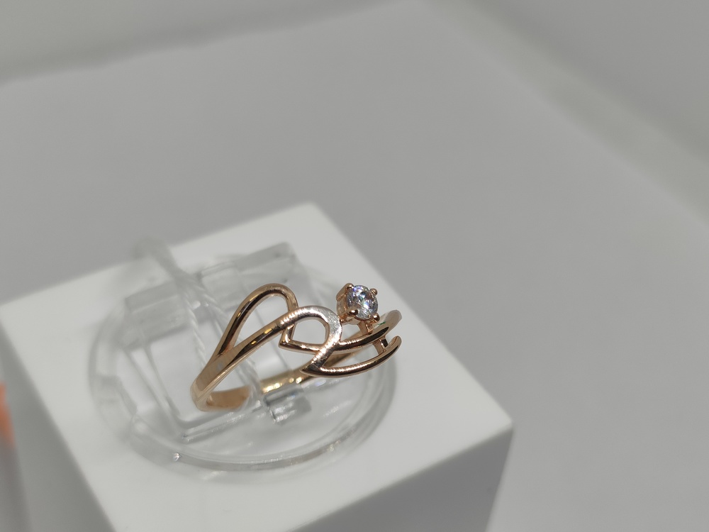 КОЛЬЦО С КАМНЕМ (Au 585)