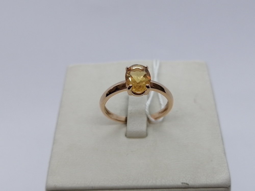 КОЛКМ585 КОЛЬЦО С КАМНЕМ (Au 585)