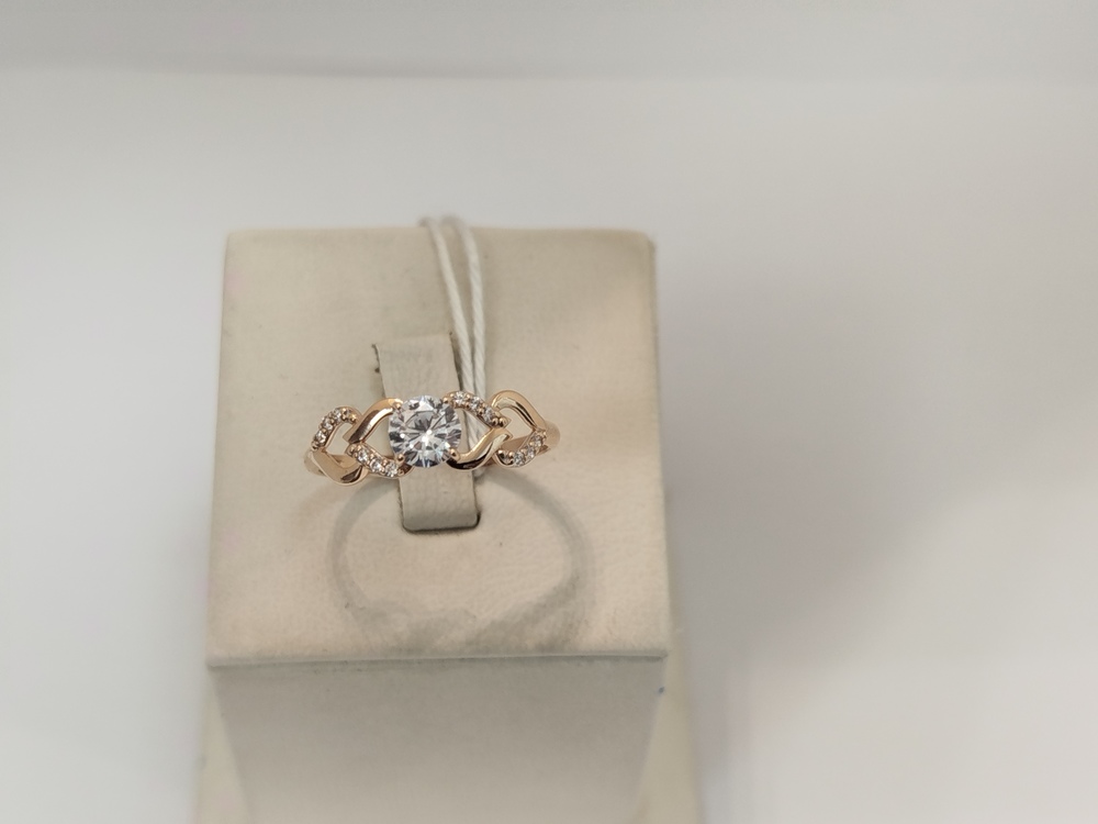 КОЛКМИ585 КОЛЬЦО С КАМНЯМИ (Au 585)