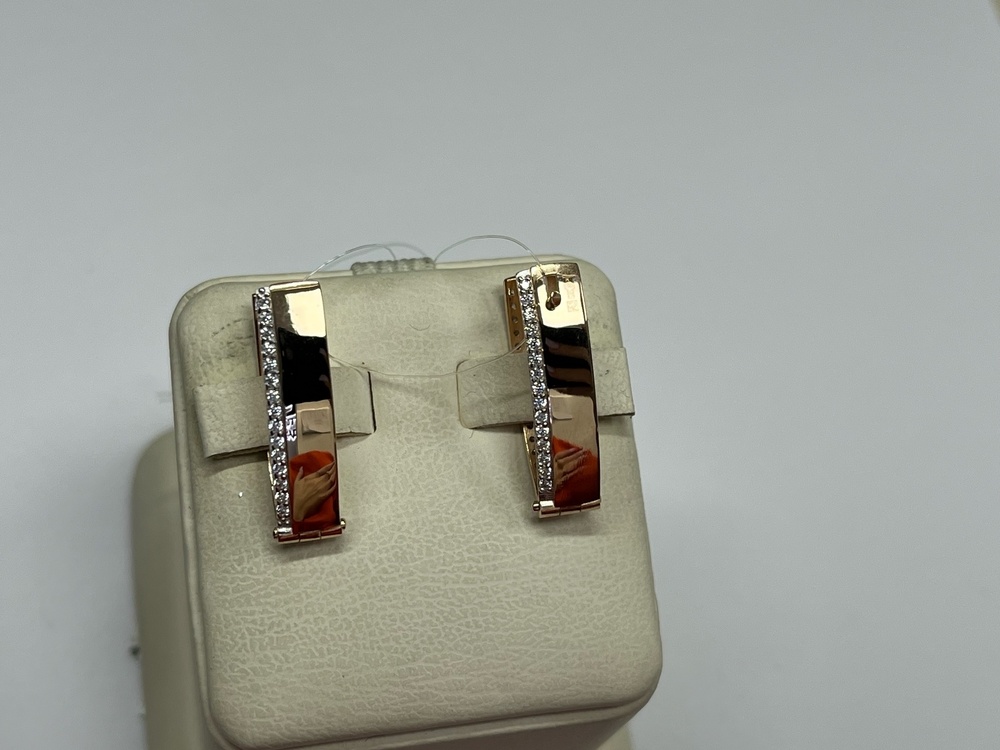 903-00395-10-00-20-00 СЕРЬГИ С КАМНЯМИ (Au 585)