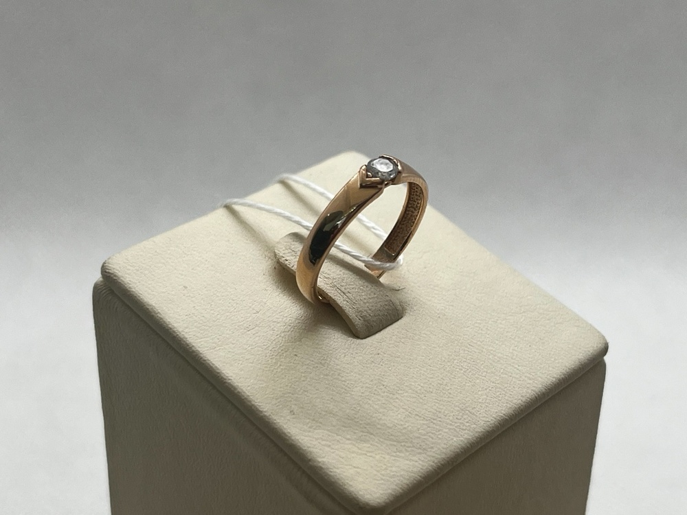 КОЛЬЦО С КАМНЕМ (Au 585)