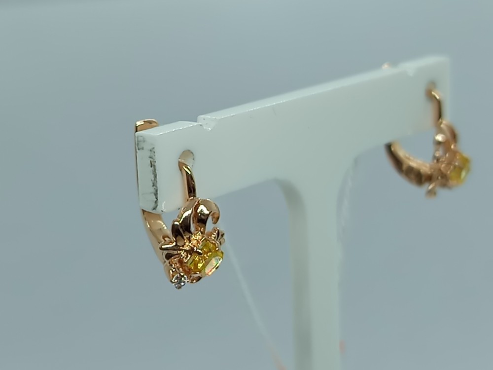 СЕРЬГИ С КАМНЯМИ (Au 585)