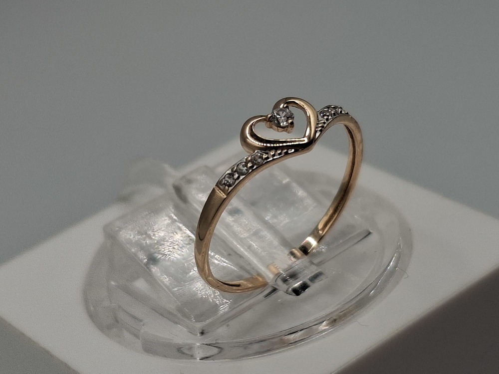 КОЛКМИ585 КОЛЬЦО С КАМНЯМИ (Au 585)