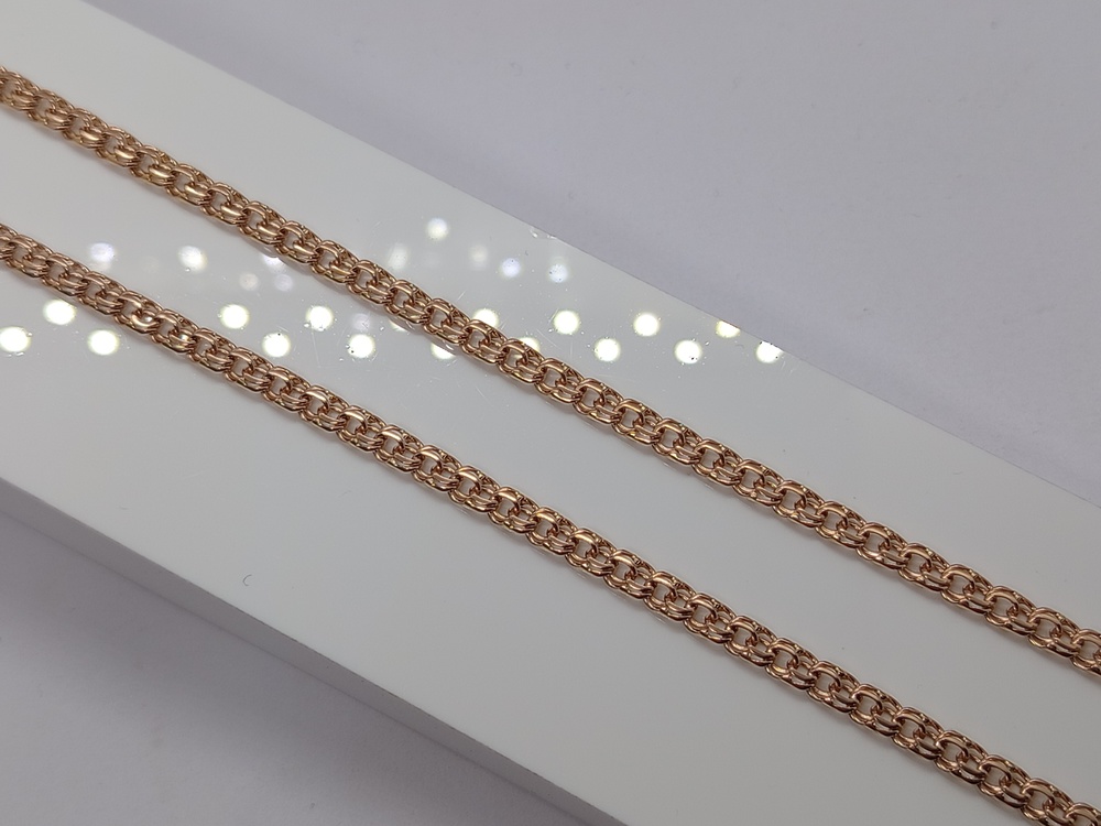 ЦЕПЬ ПОЛНОВЕСНАЯ Бисмарк (Au 585)