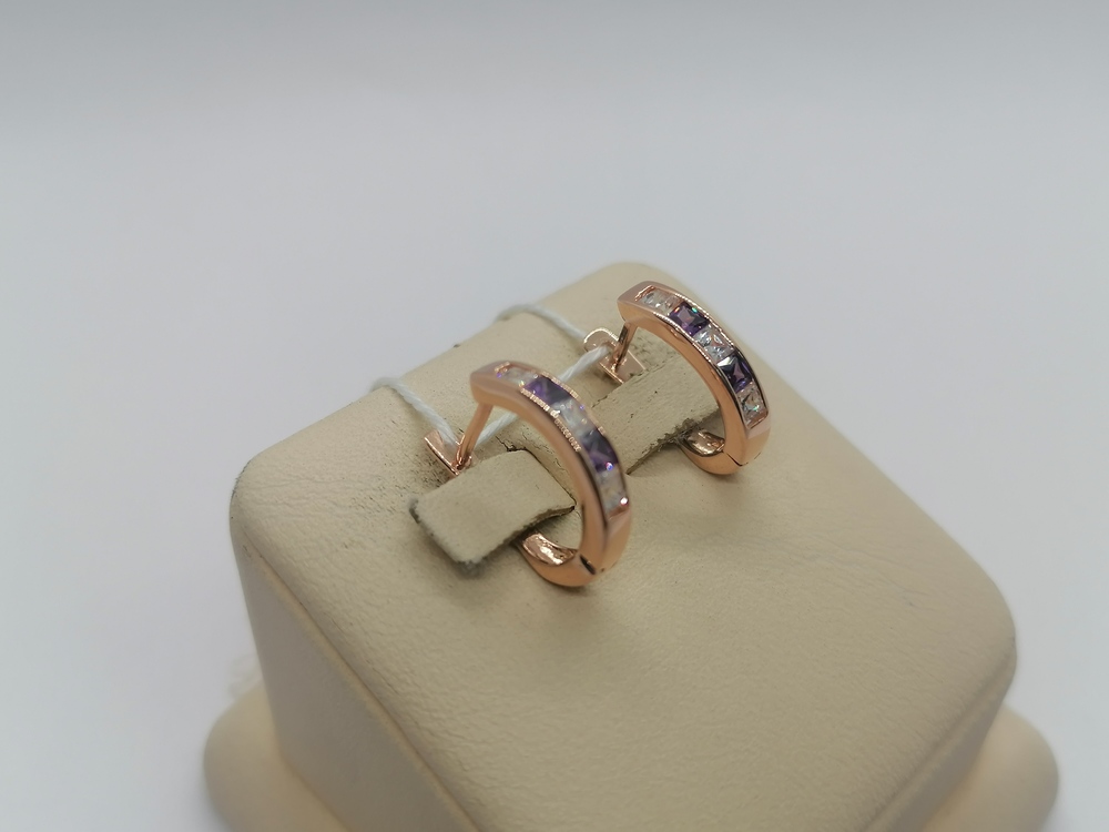 СЕРЬГИ С КАМНЯМИ (Au 585)