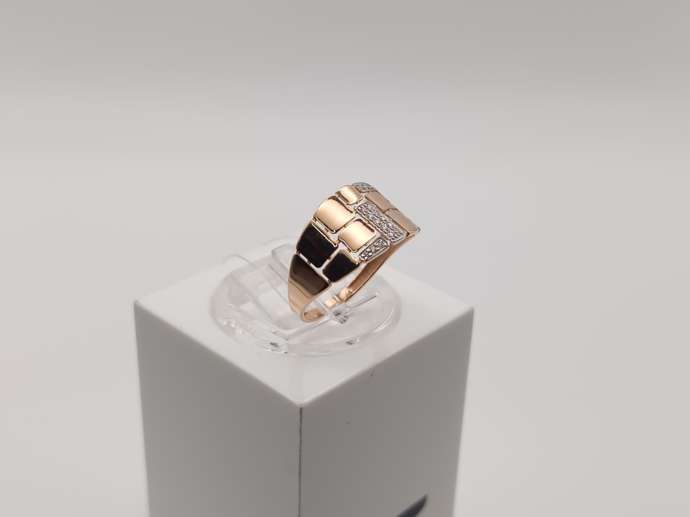 КОЛЬЦО С КАМНЯМИ (Au 585)