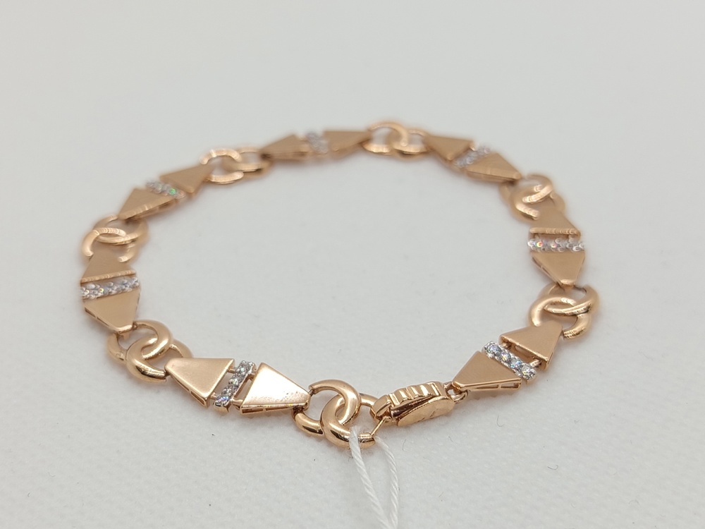 БРАСЛЕТ С КАМНЯМИ (Au 585)