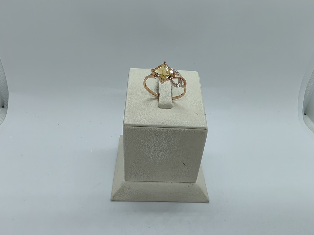 КОЛЬЦО С КАМНЯМИ (Au 585)