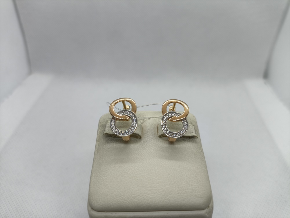 СЕРЬГИ С КАМНЯМИ (Au 585)