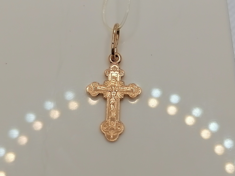 51-131-01379-1 ПОДВЕСКА КРЕСТ (Au 585)