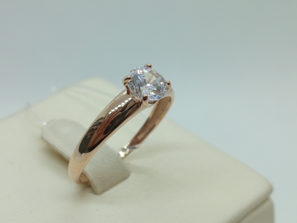 КОЛЬЦО С КАМНЯМИ (Au 585)