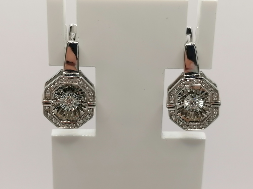 СЕРЬГИ БРИЛЛИАНТ (Au 585)