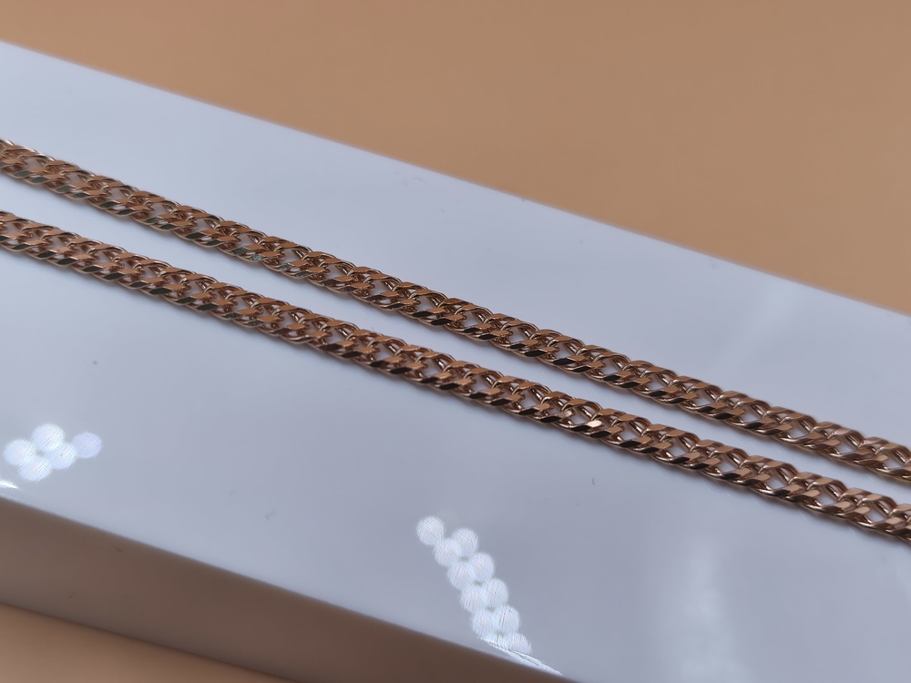 ЦЛР2585 ЦЕПЬ ПОЛНОВЕСНАЯ Ромб двойной (Au 585)