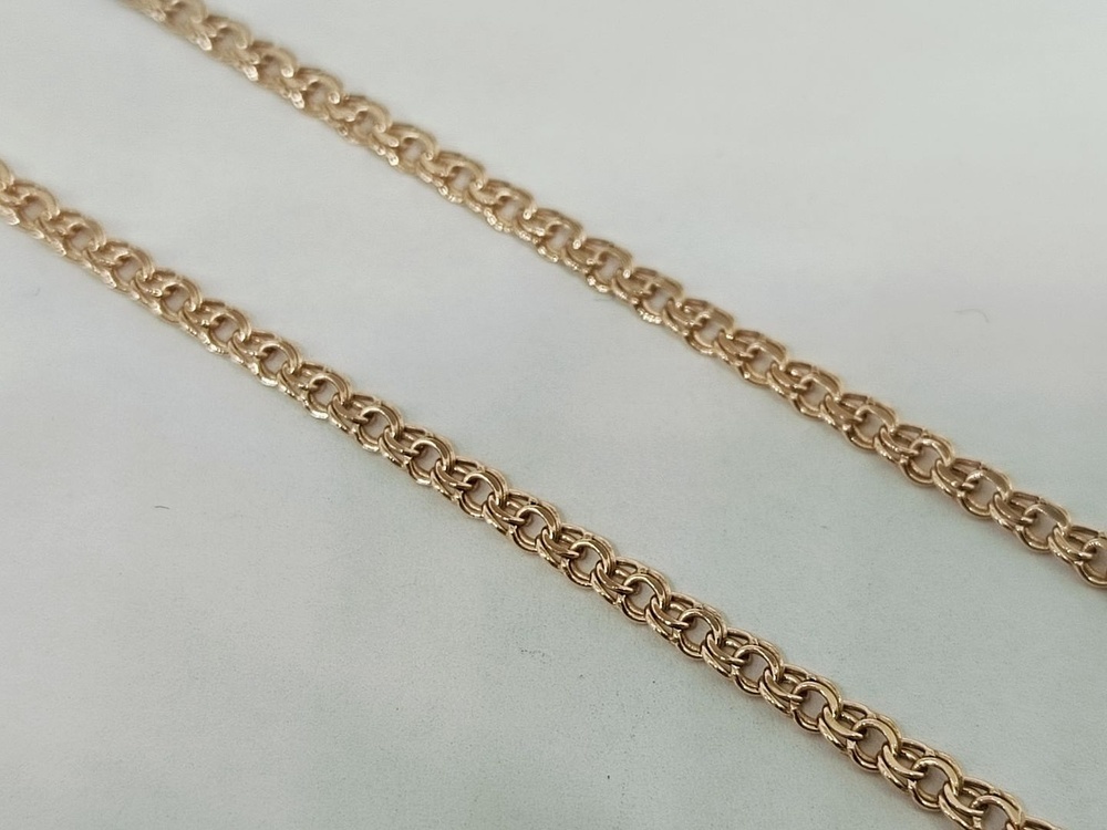 ЦЕПЬ ПУСТОТЕЛАЯ Бисмарк (Au 585)