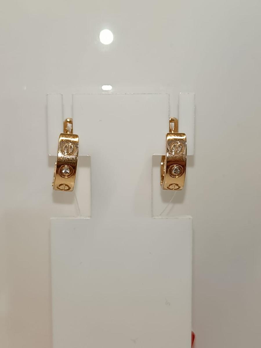 СЕРЬГИ БРИЛЛИАНТ (Au 585)