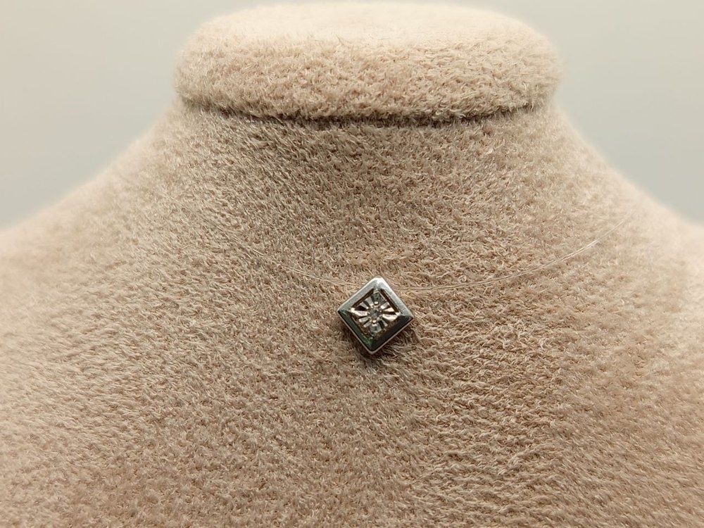 КОЛЬЕ БРИЛЛИАНТ (Ag 925)