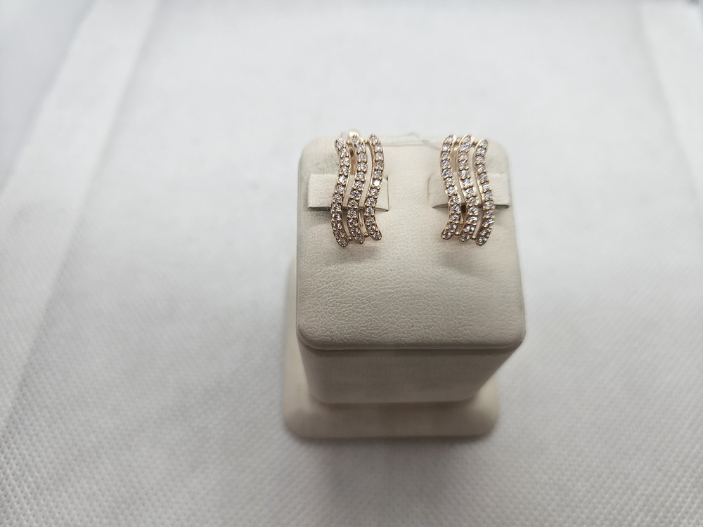 СЕРЬГИ С КАМНЯМИ (Au 585)