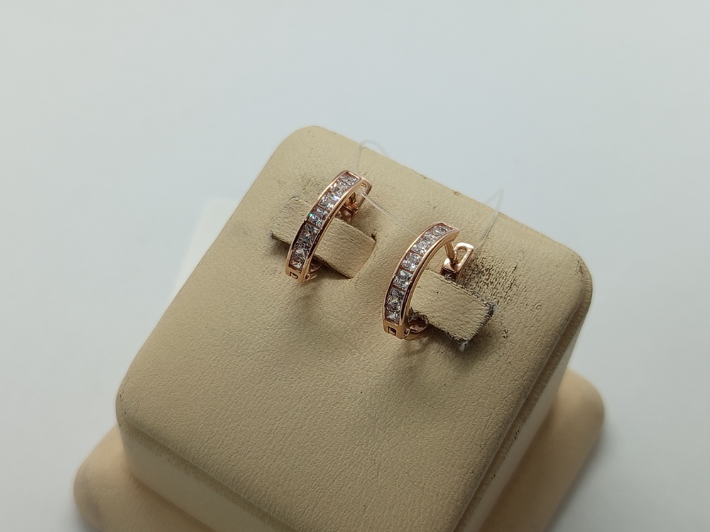 СЕРЬГИ С КАМНЯМИ (Au 585)