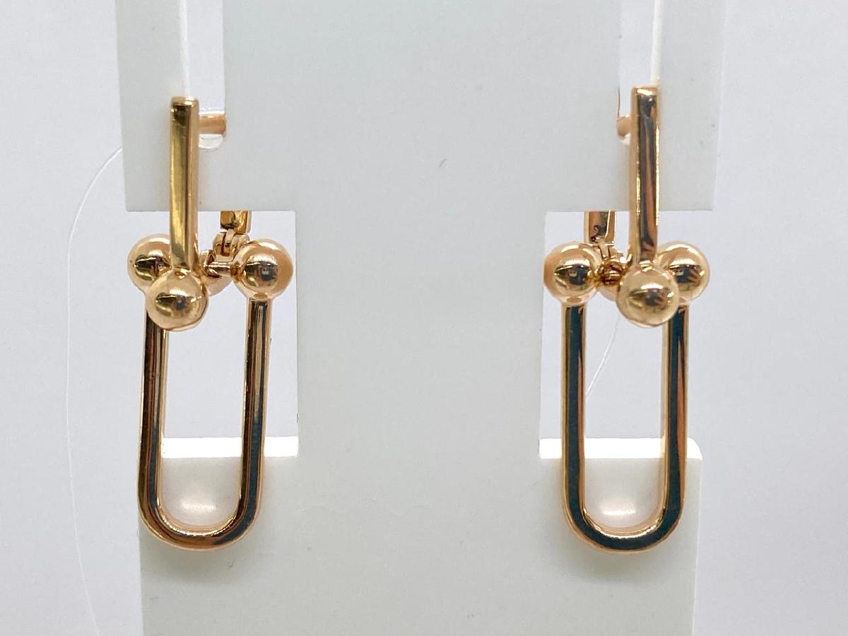 СЕРЬГИ БЕЗ КАМНЯ (Au 585)