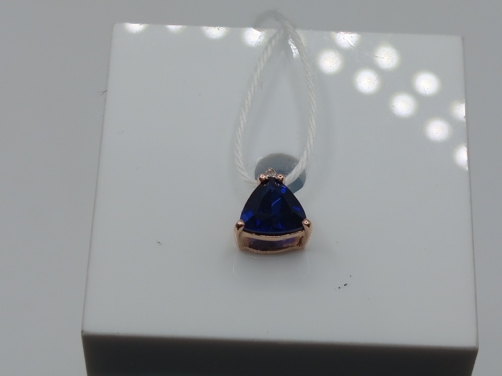 ПОДКМИ585 ПОДВЕСКА С КАМНЯМИ (Au 585)