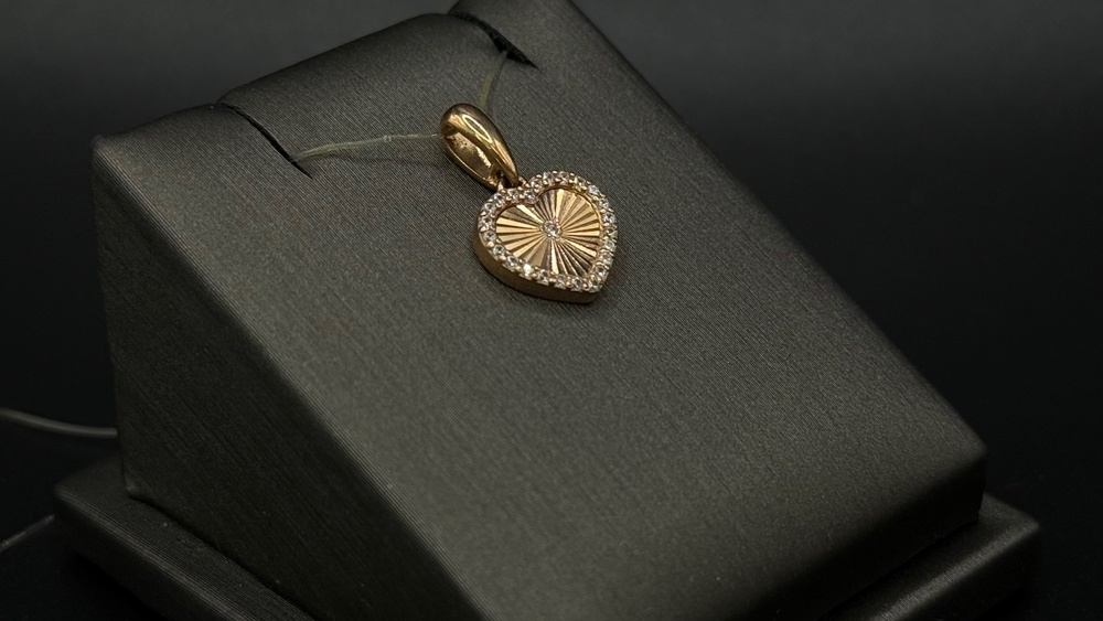 ПОДВЕСКА С КАМНЯМИ (Au 585)