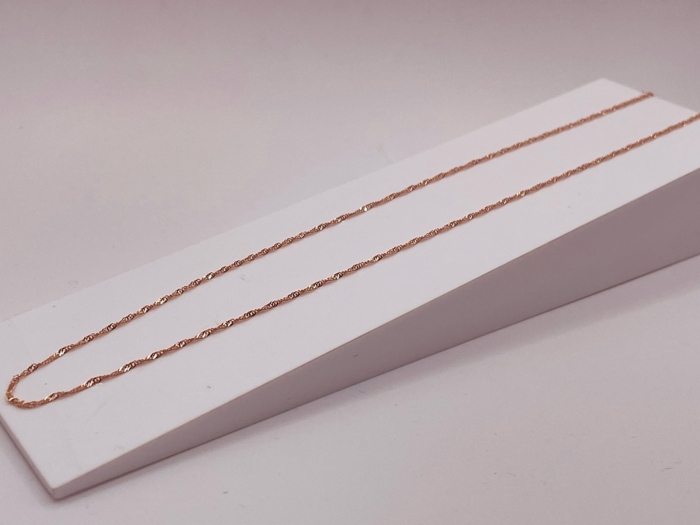 ЦЛСИ585 ЦЕПЬ ПОЛНОВЕСНАЯ Сингапур (Au 585)