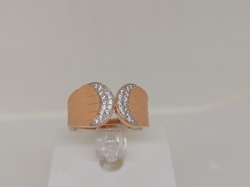 КОЛЬЦО С КАМНЯМИ (Au 585)