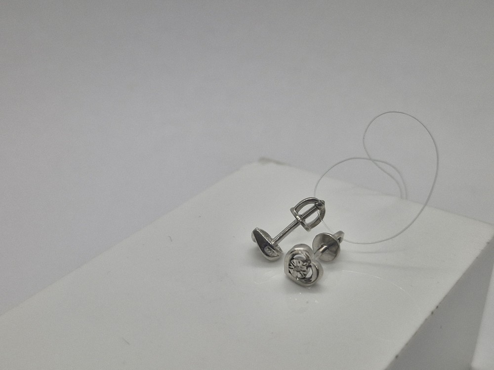 СЕРЬГИ БРИЛЛИАНТ (Ag 925)