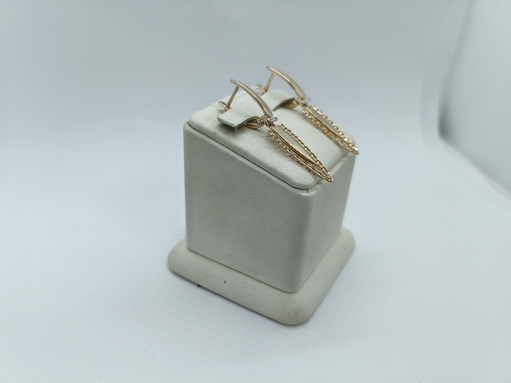 СЕРЬГИ БЕЗ КАМНЯ (Au 585)