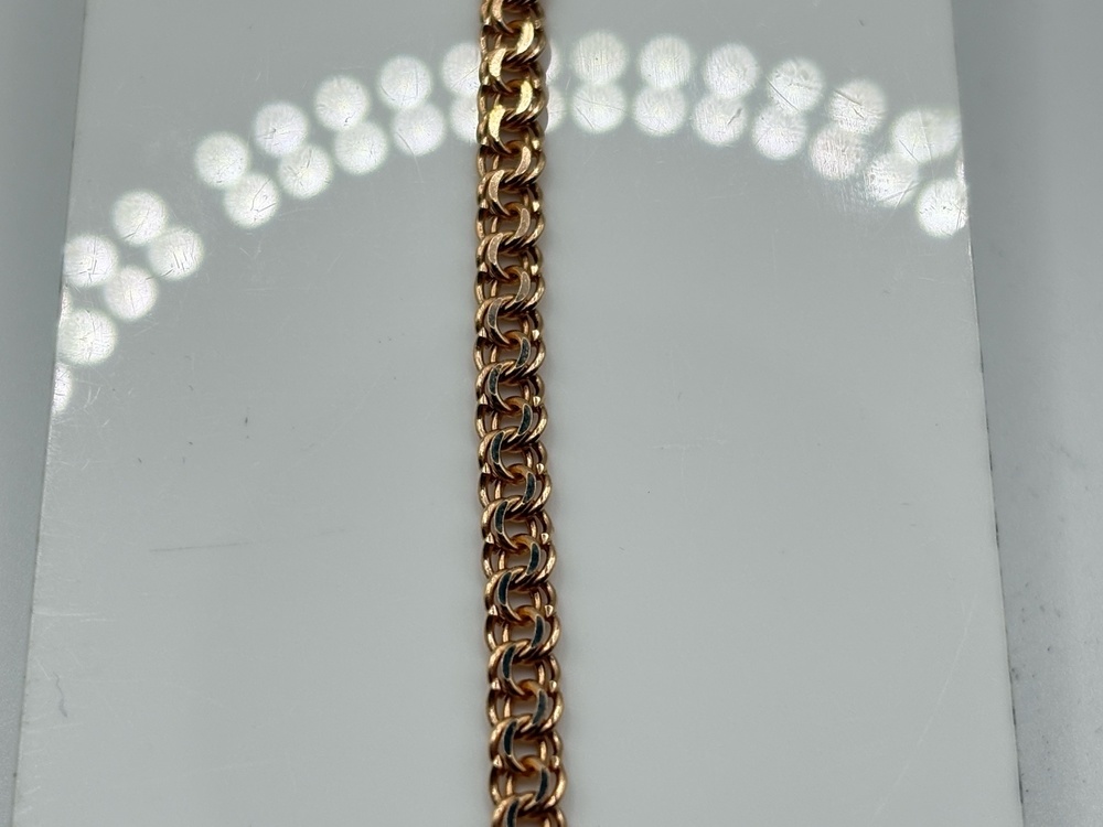 7060200-20 БРАСЛЕТ ПОЛНОВЕСНЫЙ Бисмарк (Au 585)