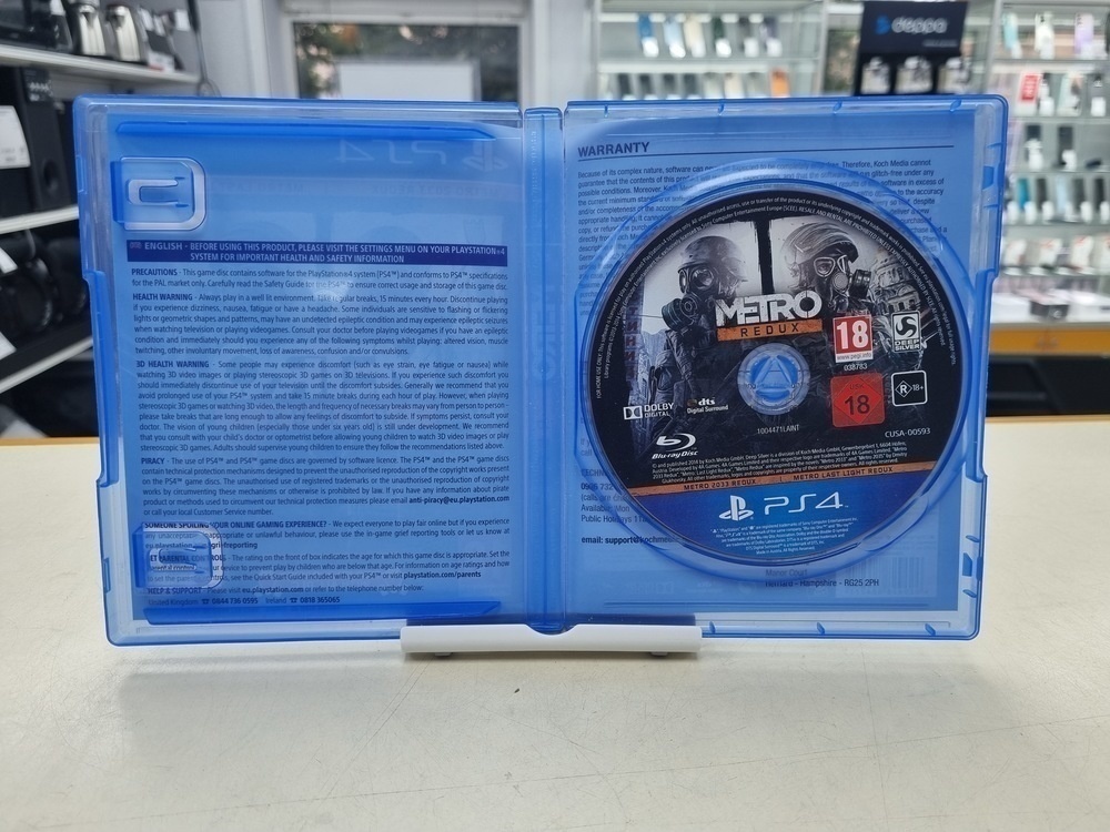 Игра Playstation 4 Metro Redux