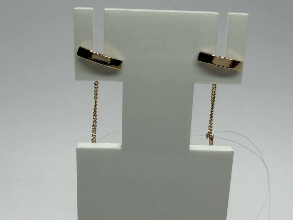 СЕРЬГИ ПРОДЕВКИ без камня (Au 585)