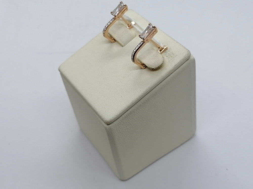 СЕРЬГИ С КАМНЯМИ (Au 585)