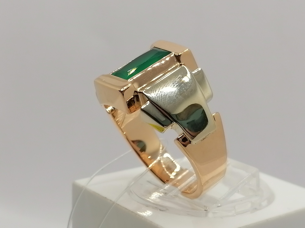 КОЛЬЦО ПЕЧАТКА с камнем (Au 585)