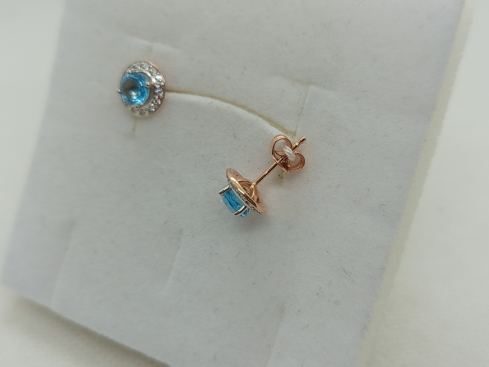 СПУС585 СЕРЬГИ ПУСЕТЫ (Au 585)