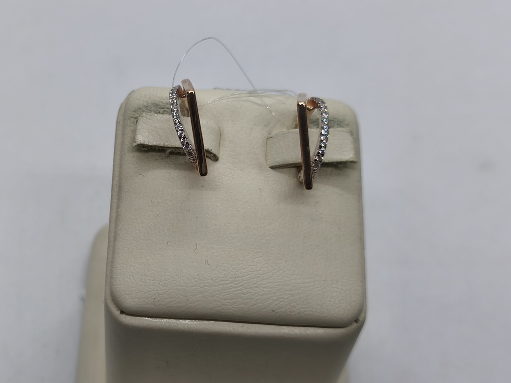 СЕРЬГИ С КАМНЯМИ (Au 585)