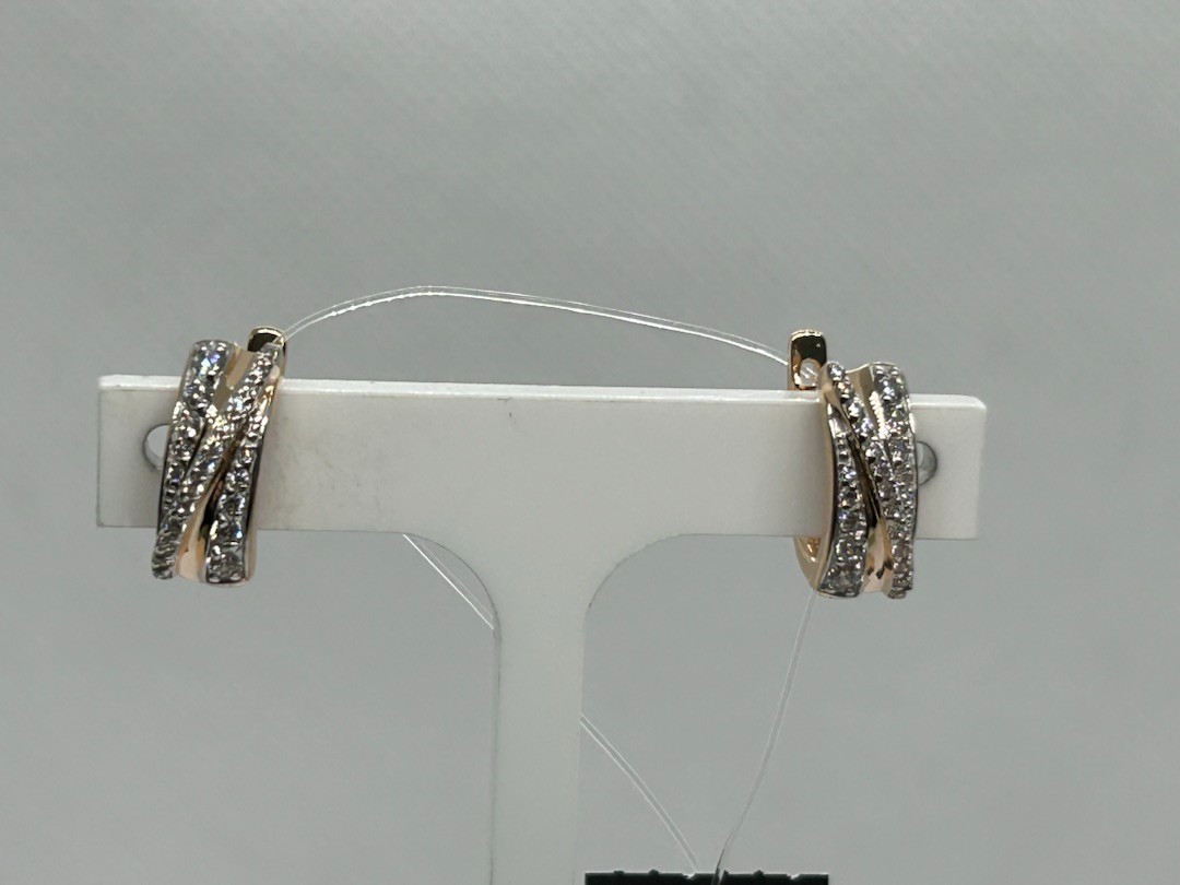 СЕРЬГИ С КАМНЯМИ (Au 585)