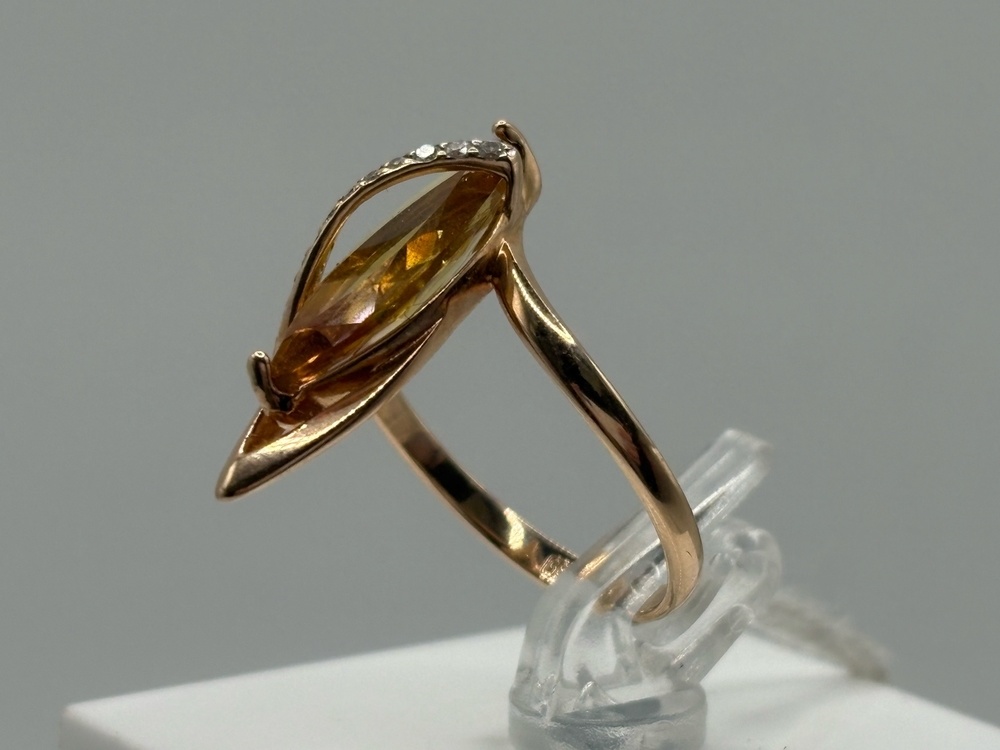 КОЛКМИ585 КОЛЬЦО С КАМНЯМИ (Au 585)