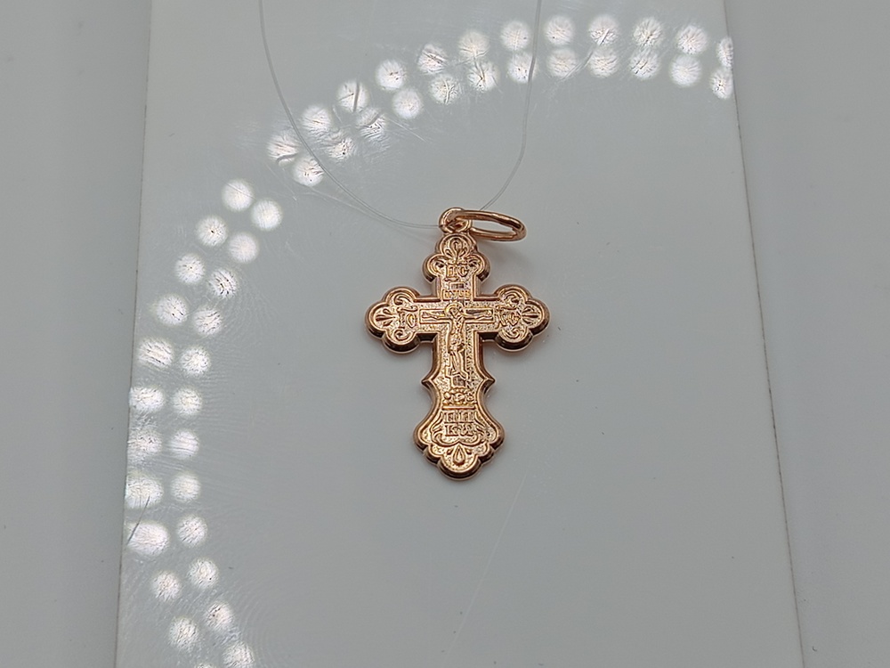 ПОДВЕСКА КРЕСТ (Au 585)