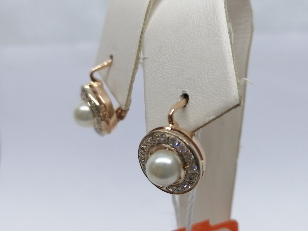 СЕРЬГИ С КАМНЯМИ (Au 585)