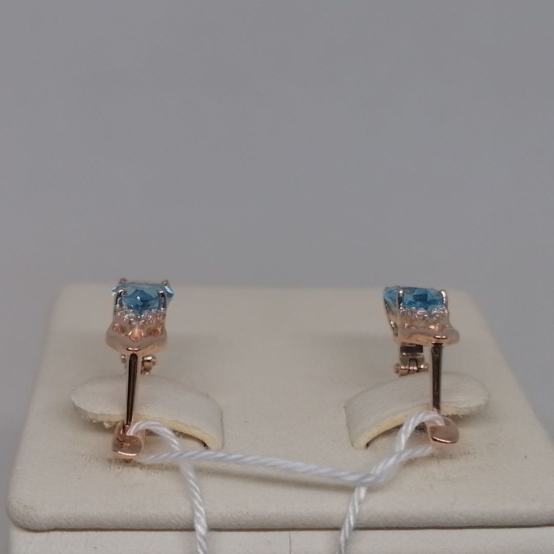 СЕРЬГИ С КАМНЯМИ (Au 585)