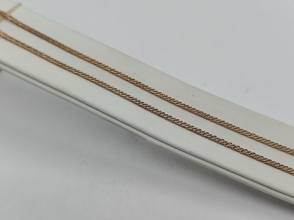 ЦЕПЬ ПОЛНОВЕСНАЯ Ромб двойной (Au 585)