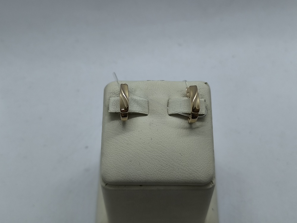 СЕРЬГИ БЕЗ КАМНЯ (Au 585)