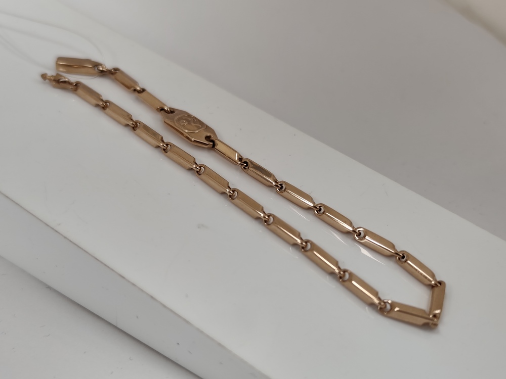 БРАСЛЕТ ПУСТОТЕЛЫЙ Фантазия (Au 585)