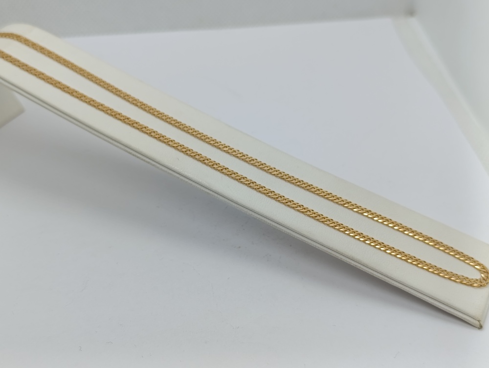 ЦЛР2585 ЦЕПЬ ПОЛНОВЕСНАЯ Ромб двойной (Au 585)