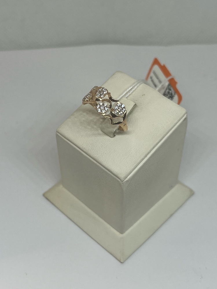 КОЛКМИ585 КОЛЬЦО С КАМНЯМИ (Au 585)