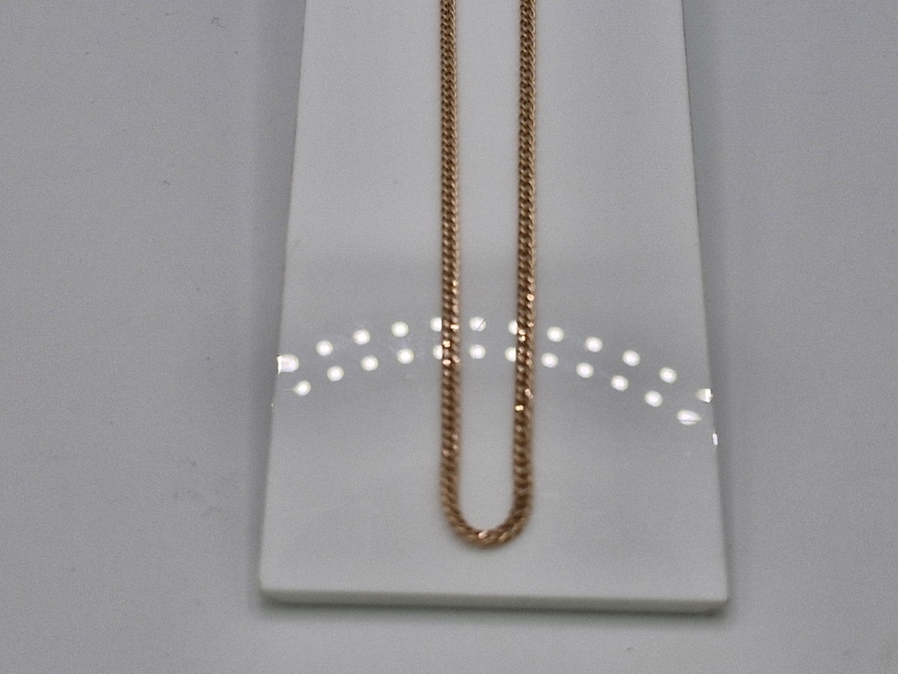 ЦЕПЬ ПУСТОТЕЛАЯ Ромб двойной (Au 585)