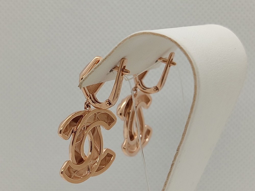 СЕРЬГИ БЕЗ КАМНЯ (Au 585)