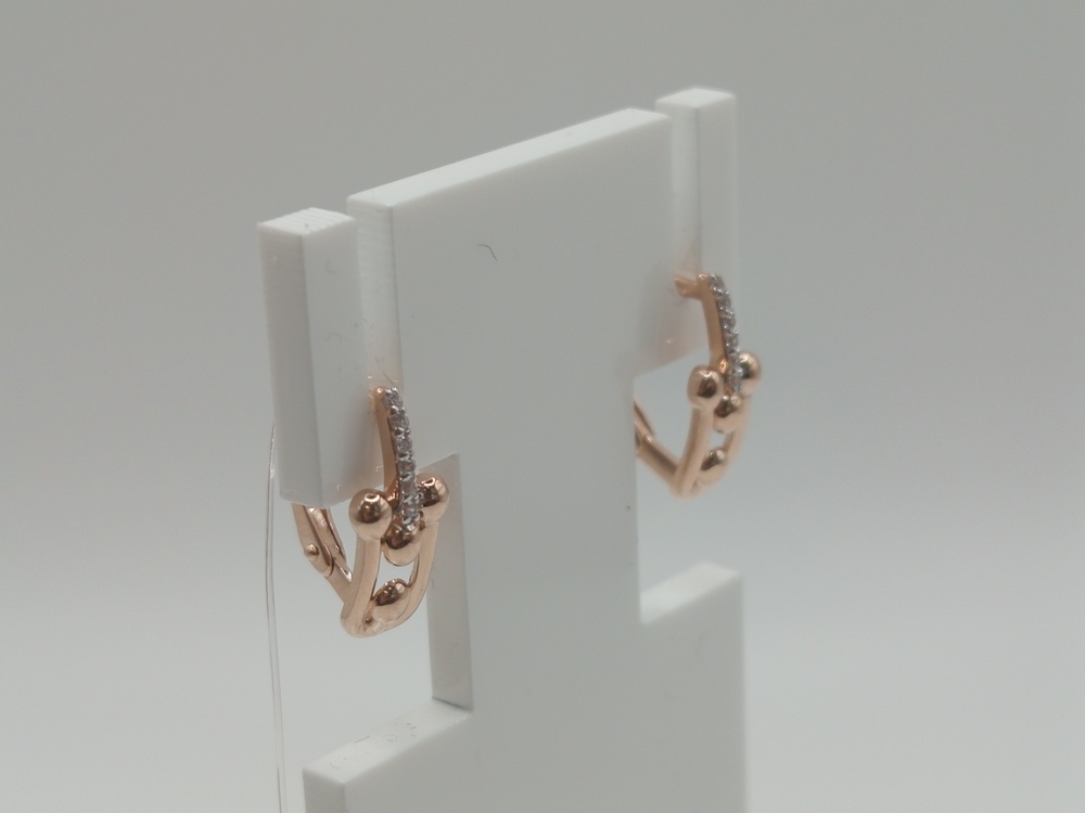 СЕРЬГИ С КАМНЯМИ (Au 585)